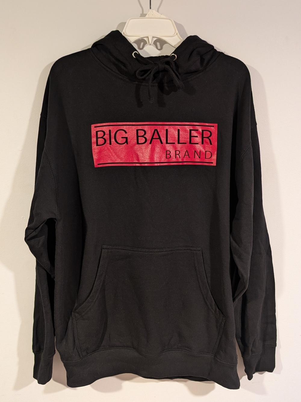 Big Baller Brand: Red Logo Hoodie (Men's Logo)